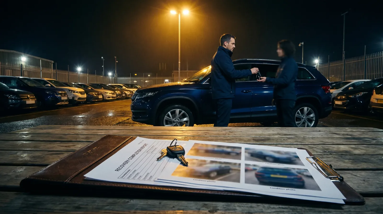Recovered vehicle handed back with full report