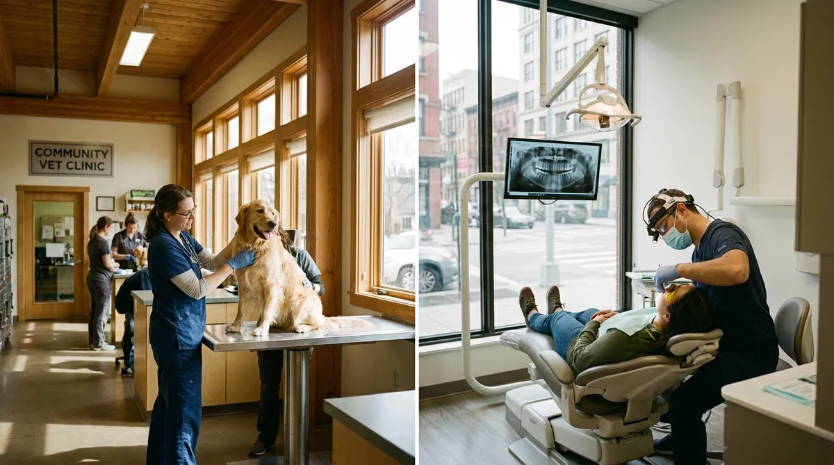 Dental, medical, vet and allied-health clinics
